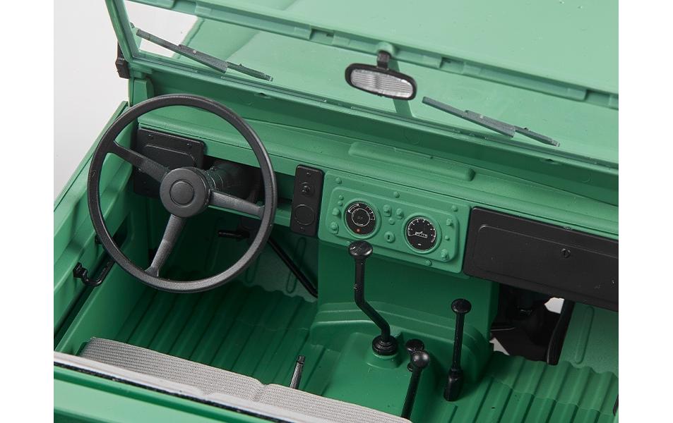 Scale Crawler Land Rover Serie II Grün, RTR, 1:12<br>Detailgetreuer Scaler mit 2-Gang Getriebe