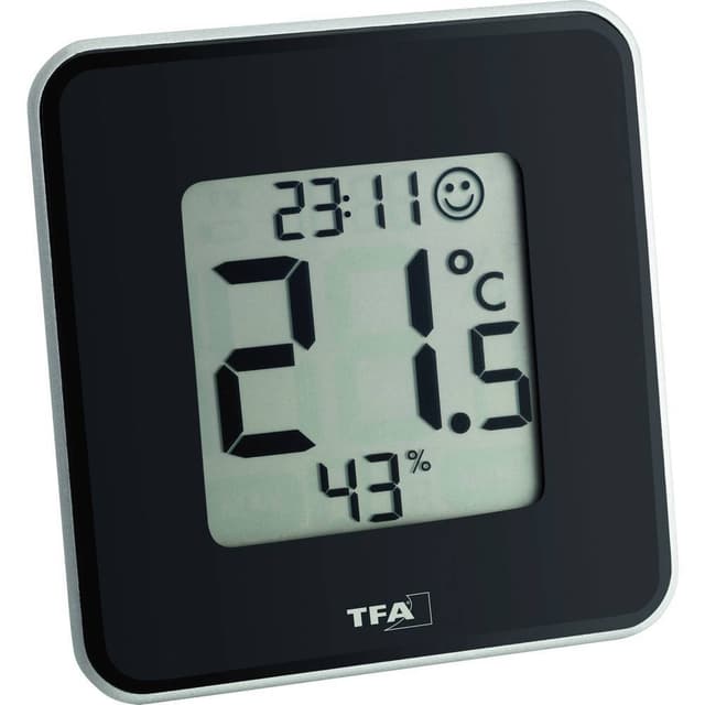 TFA Dostmann Style Termo- /hygrometer Sort