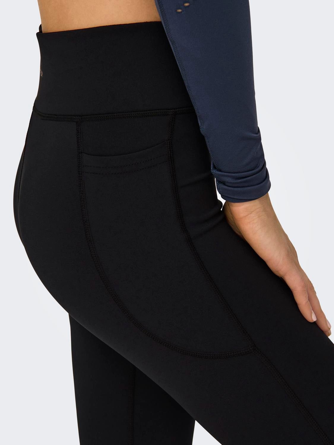 ONPMILA-ROSE-2 Hohe Taille Enger Schnitt Sportleggings Black