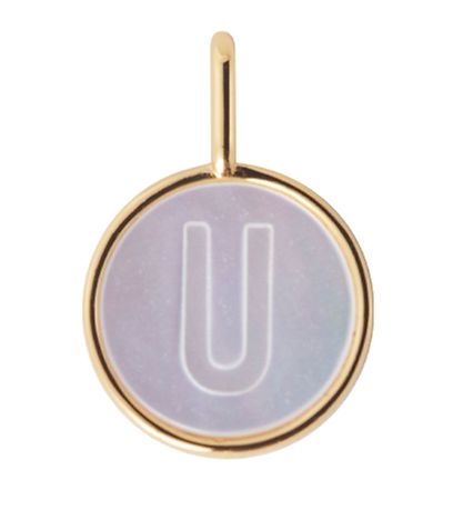 Design Letters Vedh?ng Til Halsk?de - U - Pearl Gold