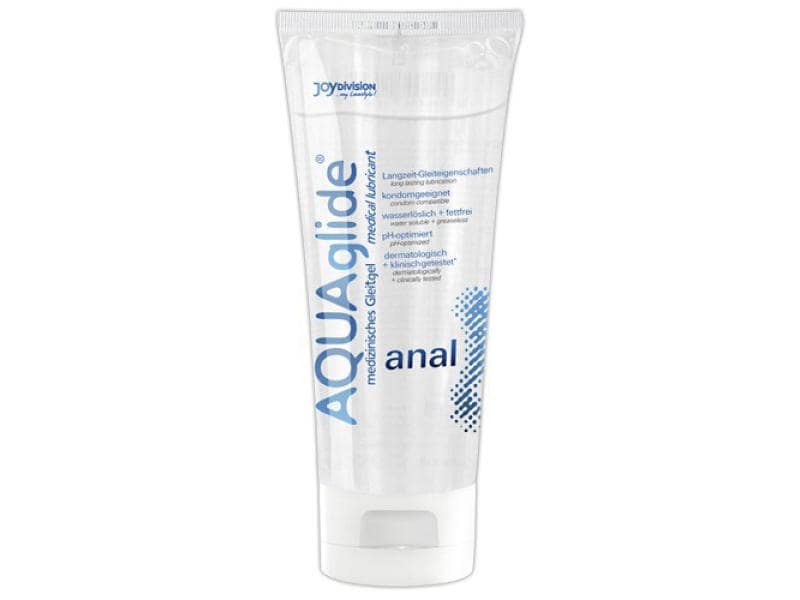 JoyDivision Gleitgel AQUAglide Anal 100 ml Wasserbasiertes Gleitmittel für den Analverkehr