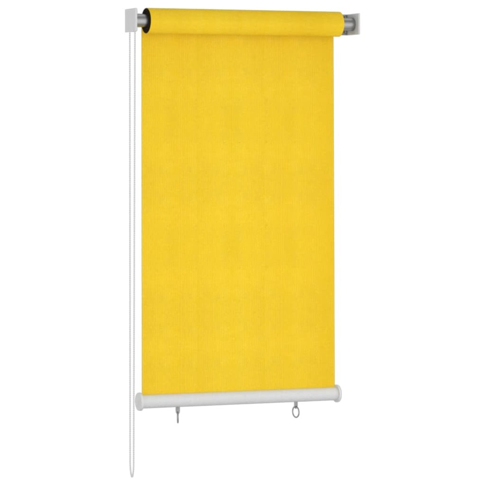 Store roulant d'extérieur 80x140 cm jaune pehd