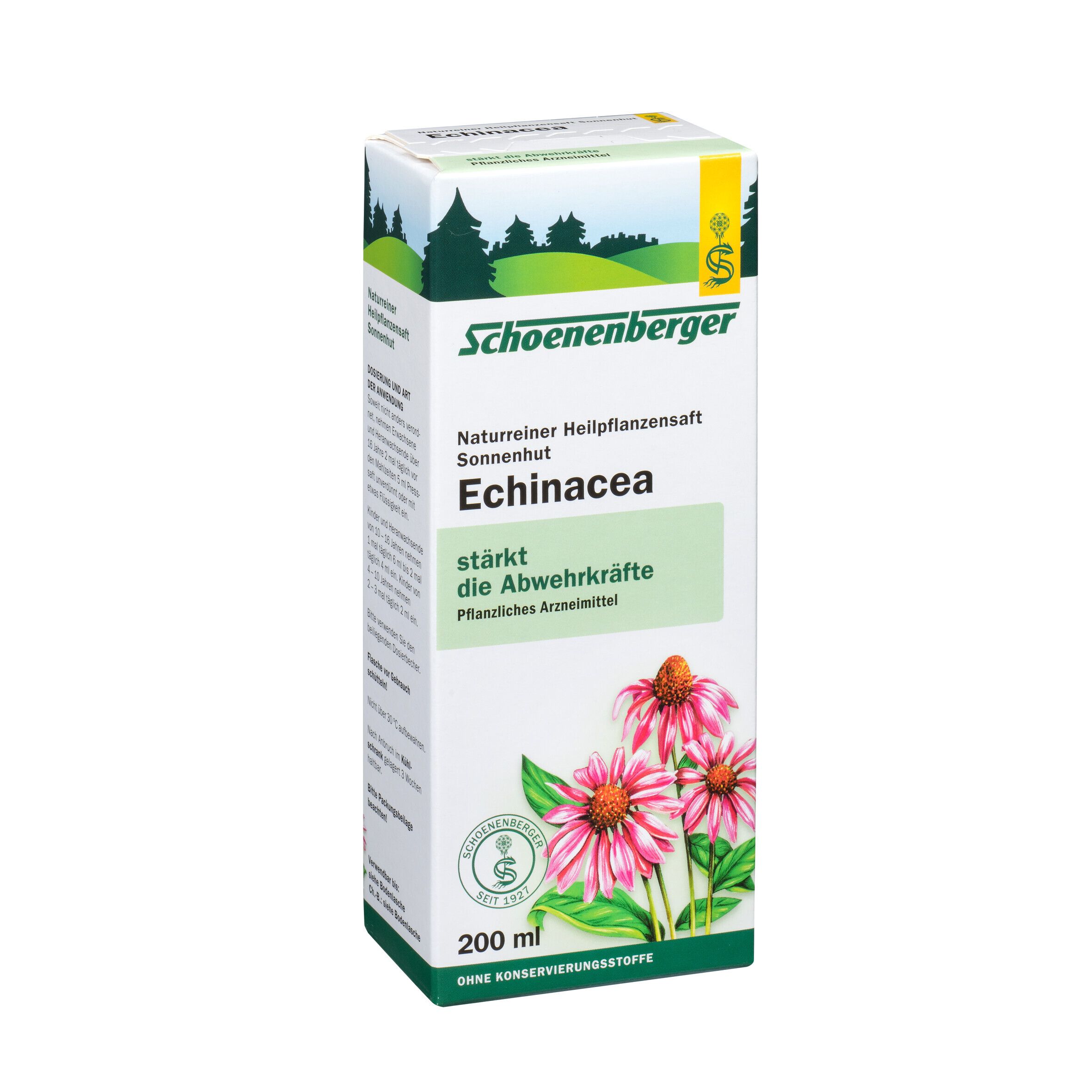 Schoenenberger® naturreiner Heilpflanzensaft Echinacea