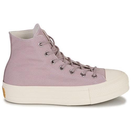 Converse - CHUCK TAYLOR ALL STAR LIFT PLATFORM SUMMER UTILITY-LUCID LILAC/V - Violet