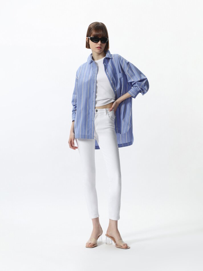 Camisa oversized - Listras