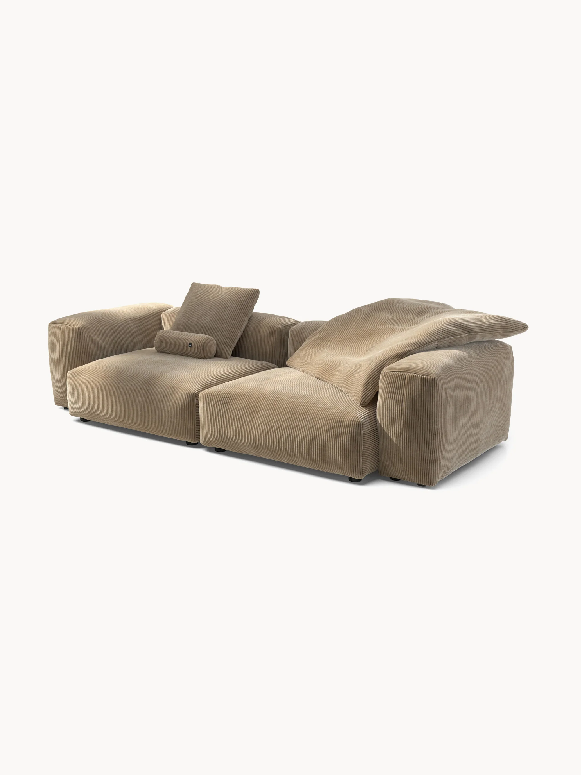 Modulaire bank Vetsak (3-zits) van corduroy
