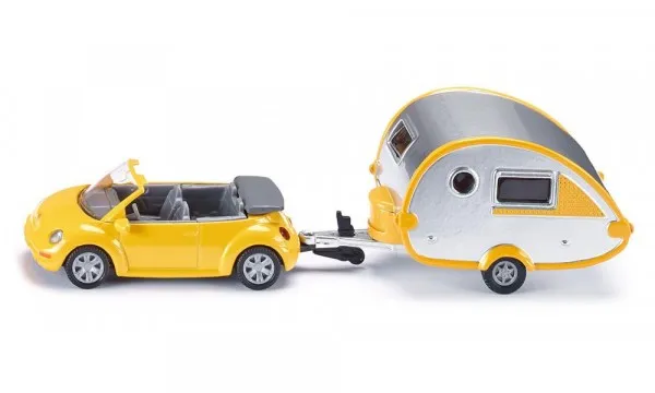 Siku Car With Trailer Caravan
