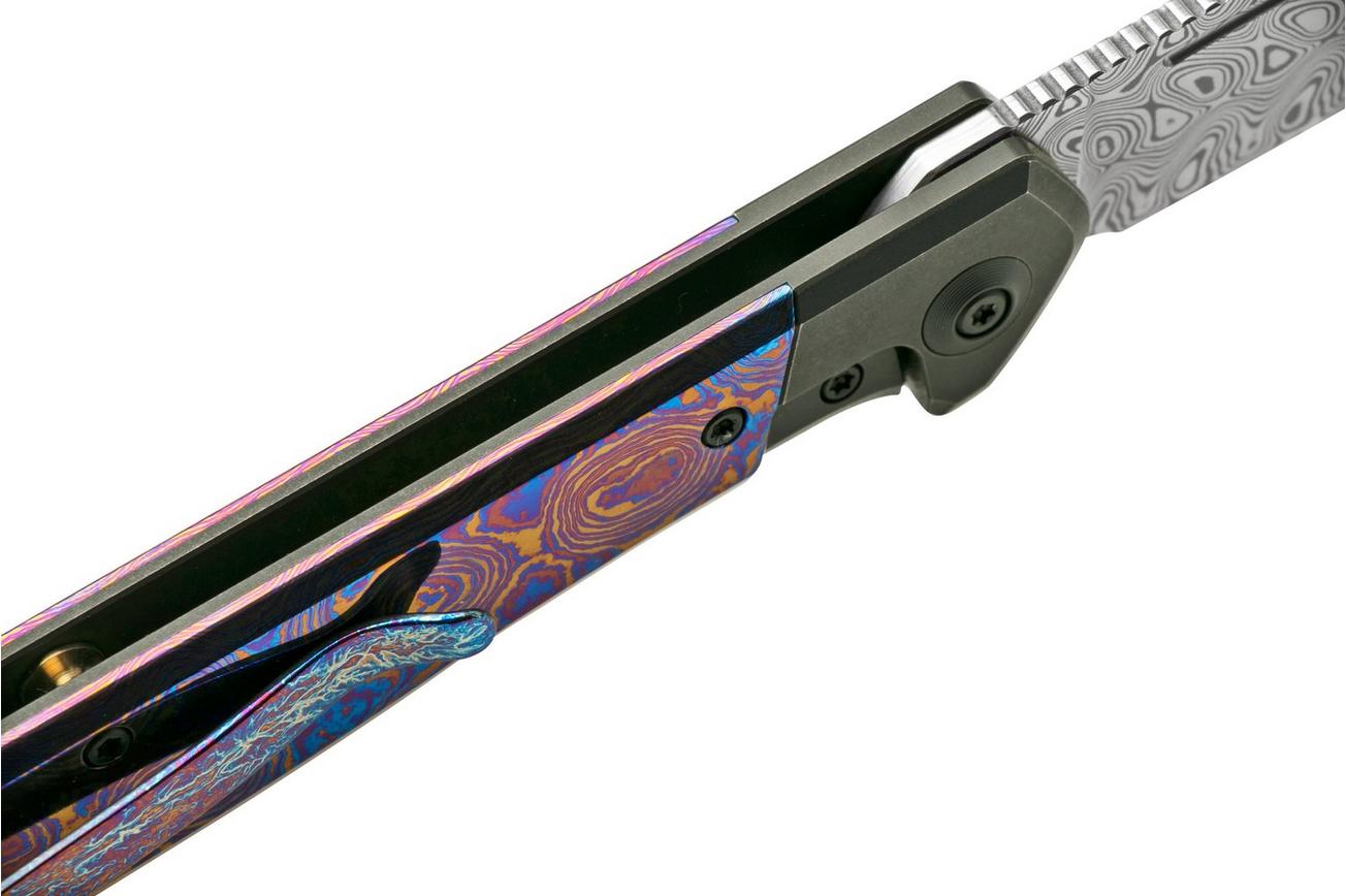WE Knife Soothsayer WE20050-DS1 Purple Titanium/Timascus, zakmes