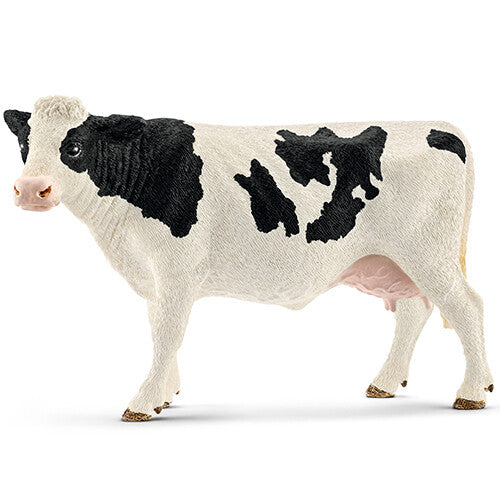 Schleich farm world zwartbont koe - 12,5 cm