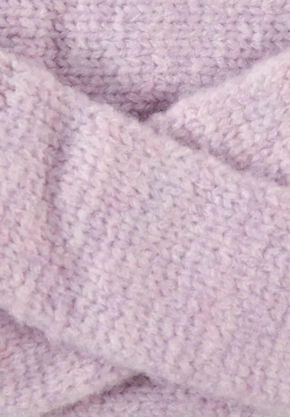 Strickmix Stirnband - soft pure lilac melange
