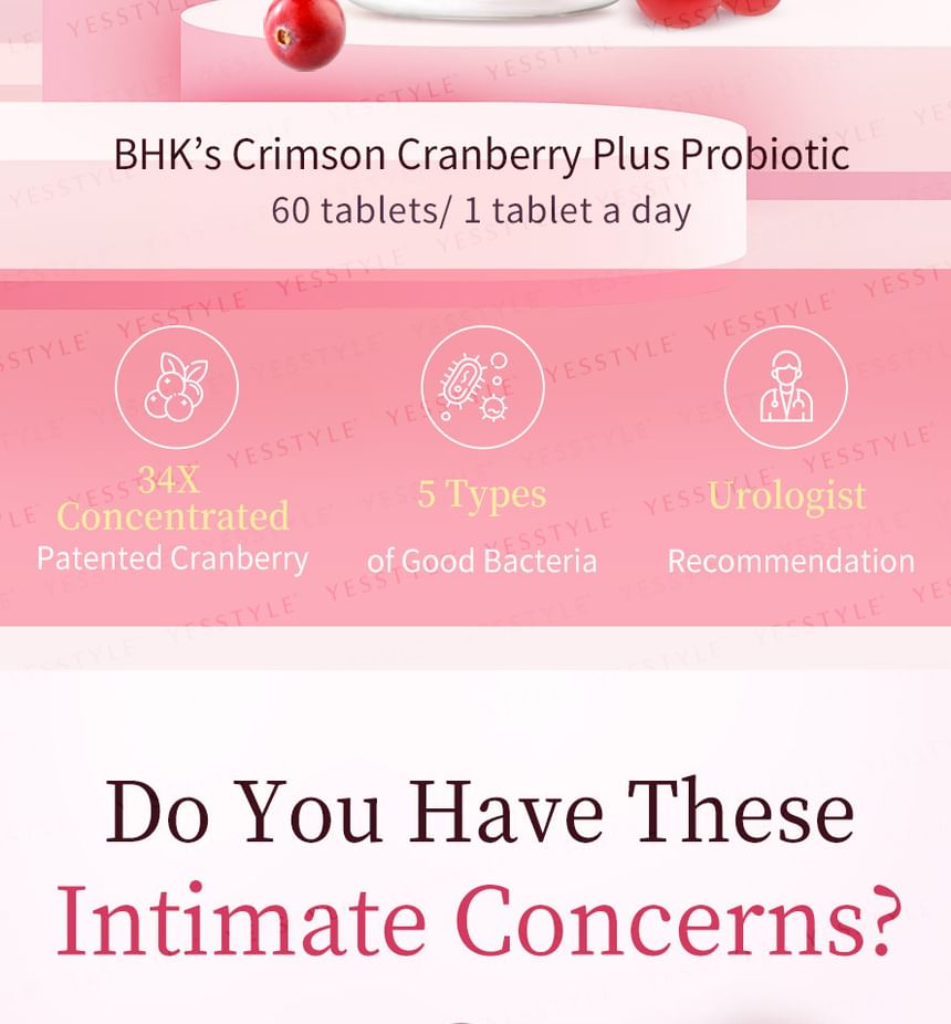 BHK's - Crimson Cranberry Plus Probiotica Tabletten