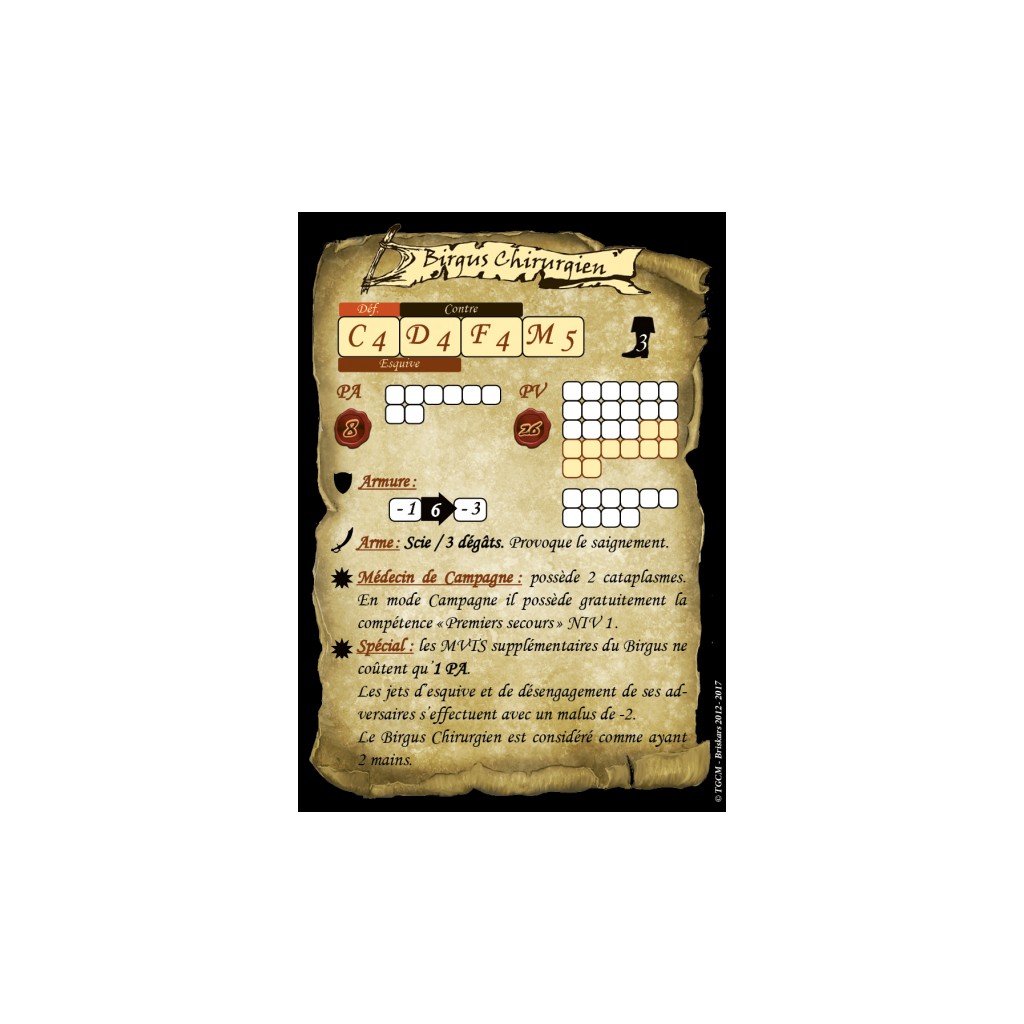 Briskars - Bannis - Birgus Chirurgien