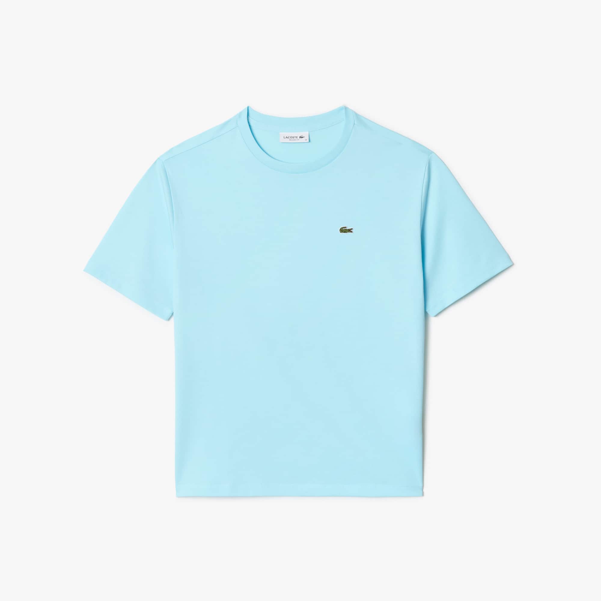 T-shirt à col rond en coton premium T-Shirts - Bleu - Lacoste - Femme