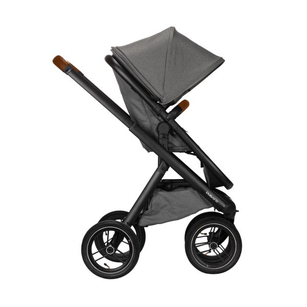 Dubatti One E5 Kinderwagen 2-in-1 Frame Black\/Cognac