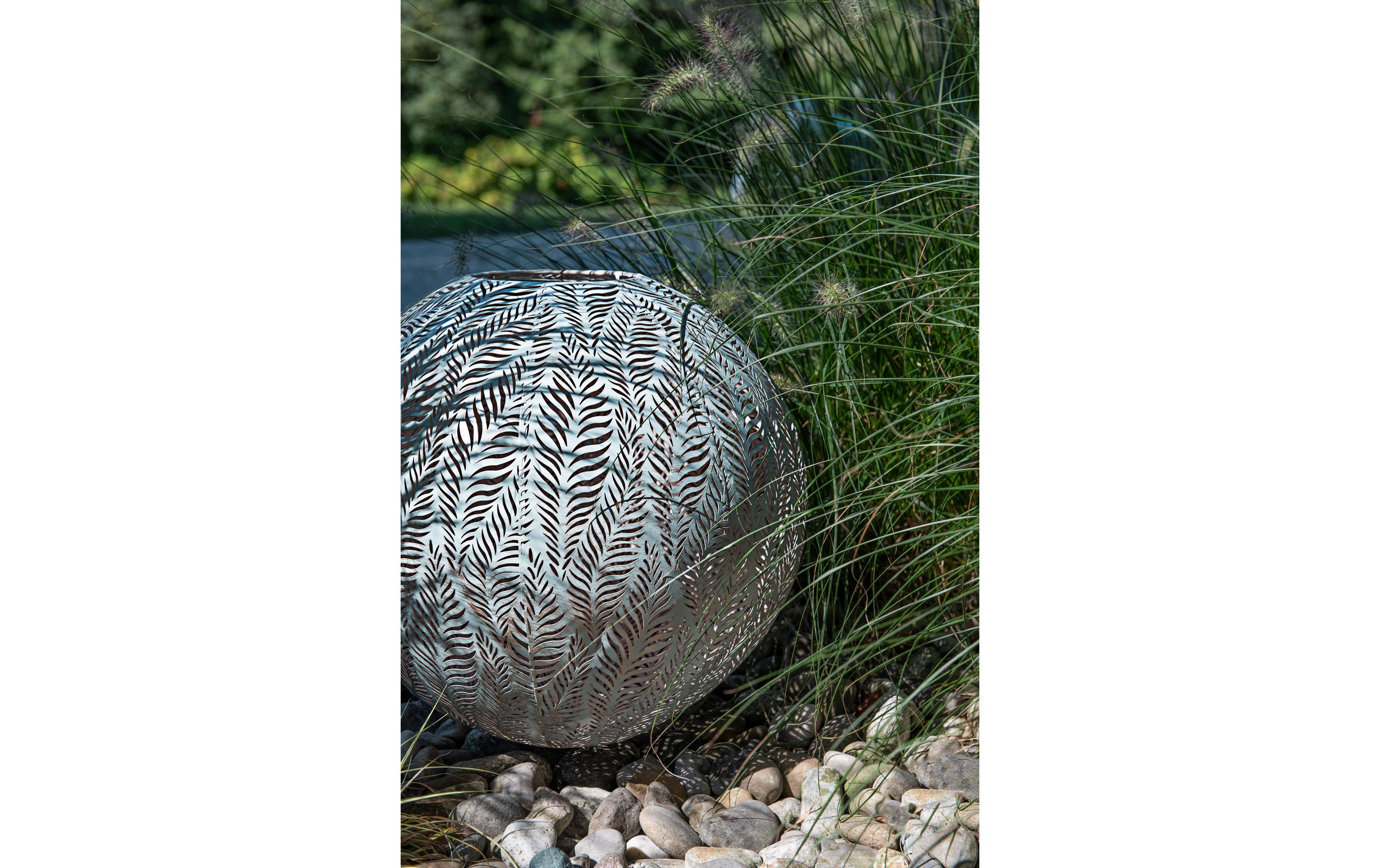 Windlicht Solar Antic Ball Lara, Ø 30 cm, MintSolarleuchte zum Aufstellen