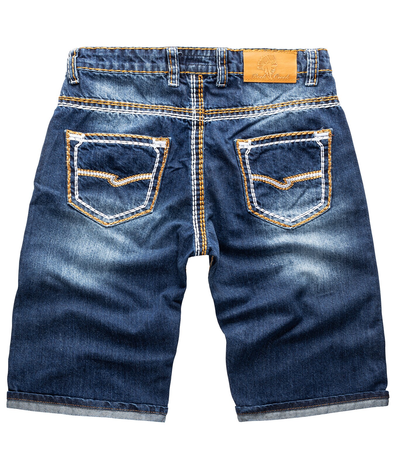 Rock Creek Shorts Jeansshorts dicke Naht Regular Fit
