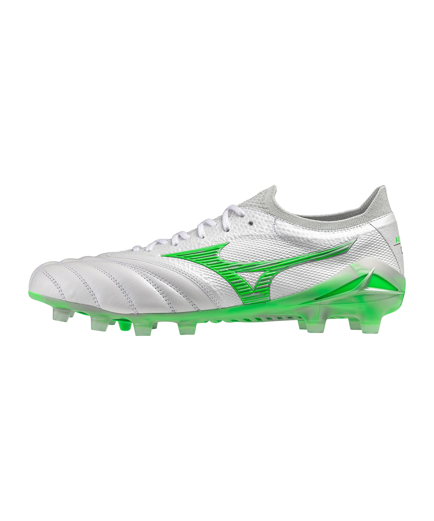 Mizuno Morelia Neo Beta Made in Japan FG Frontier Weiss Grün F37