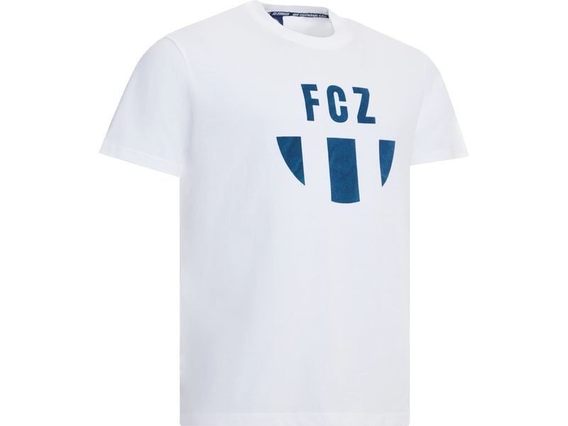 FC Zürich T-Shirt, L - Weiss FCZ T-Shirt für Fans