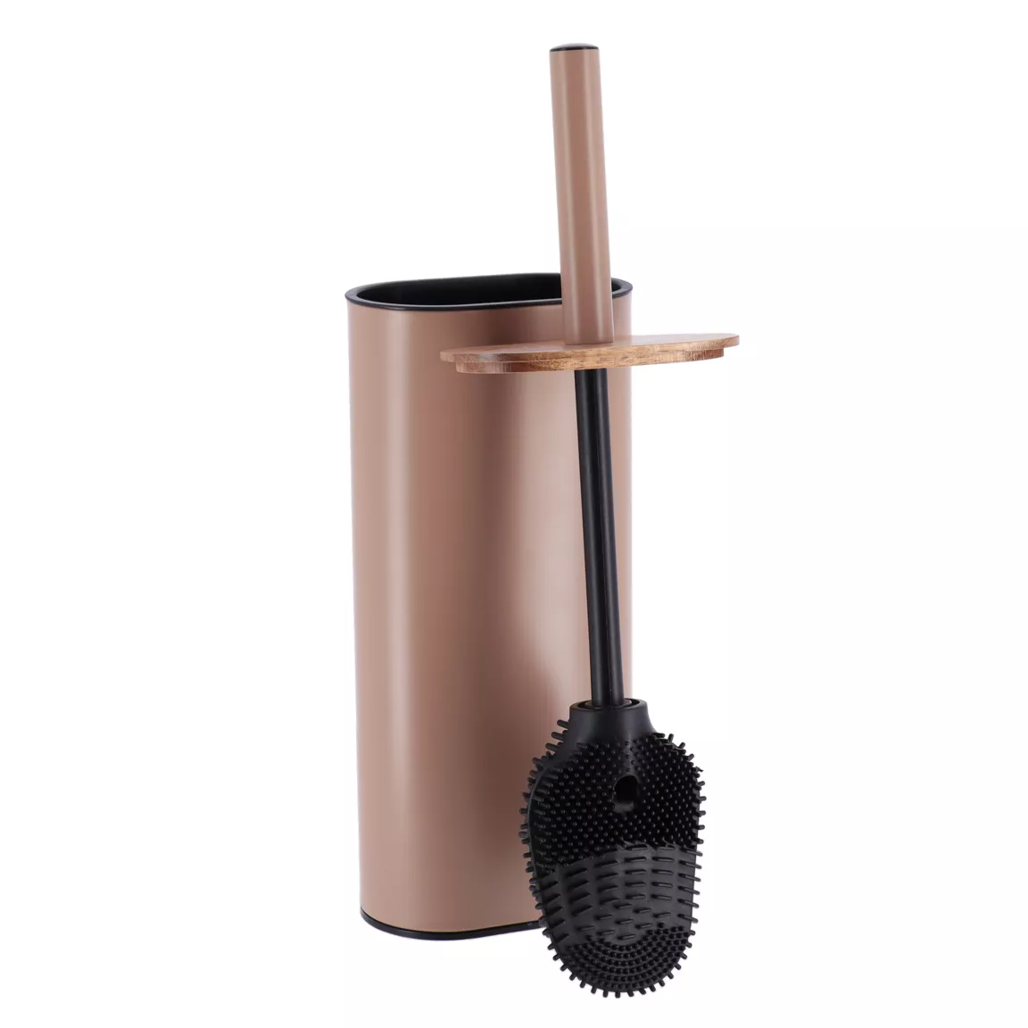 Brosse WC couvercle acacia Season Color Caramel