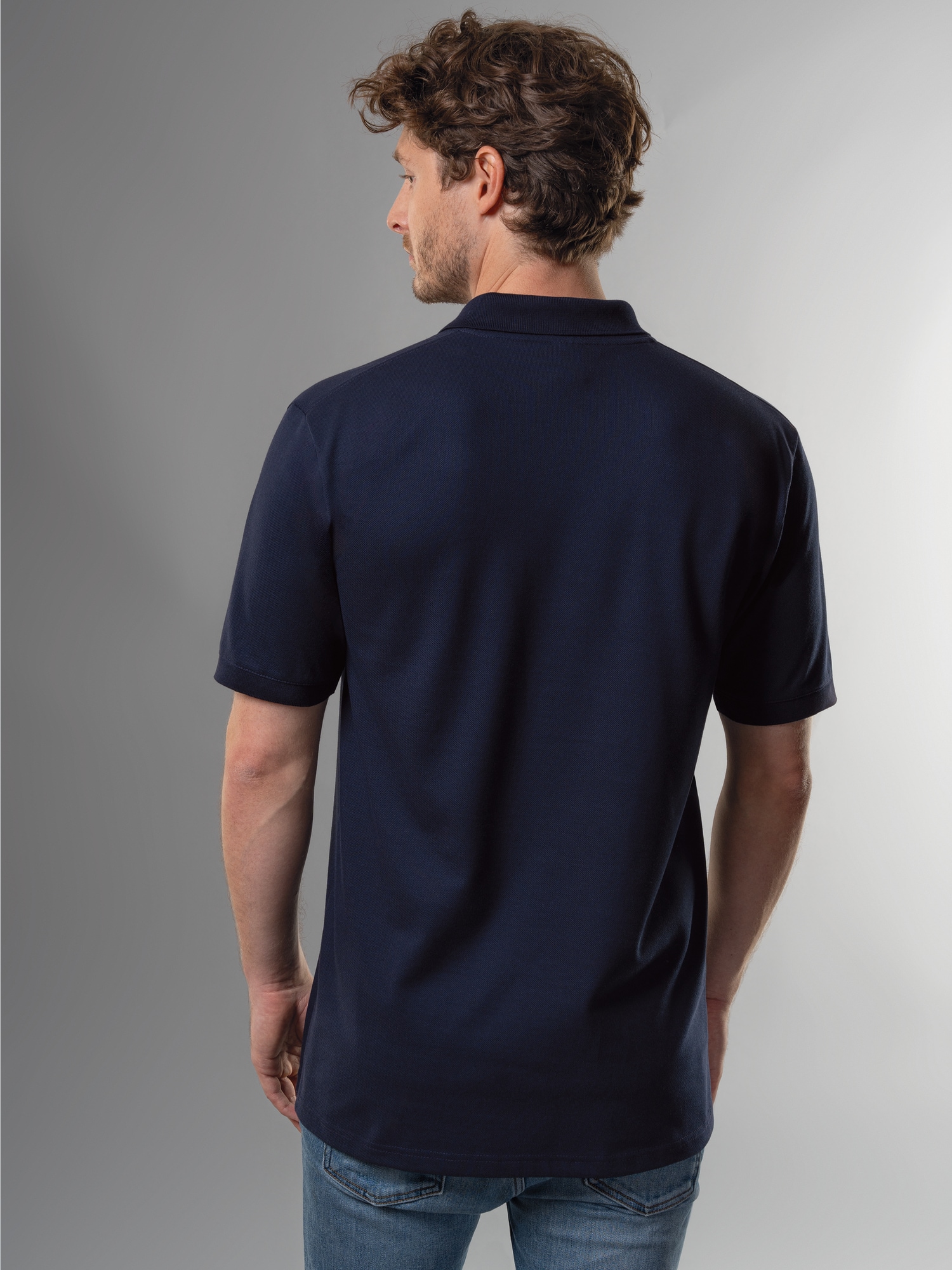 Poloshirt DELUXE Piqué Navy