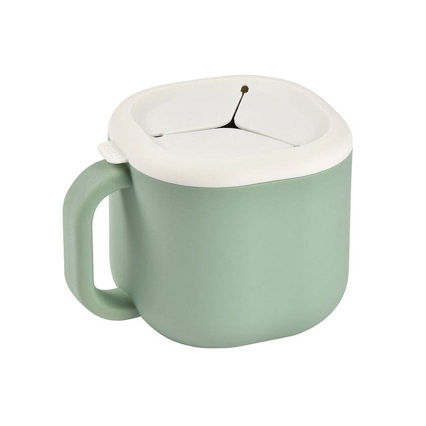 Tasse Pick & Snack en silicone sage green - Ecru
