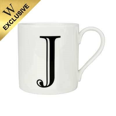 Waterstones Letter Mug J