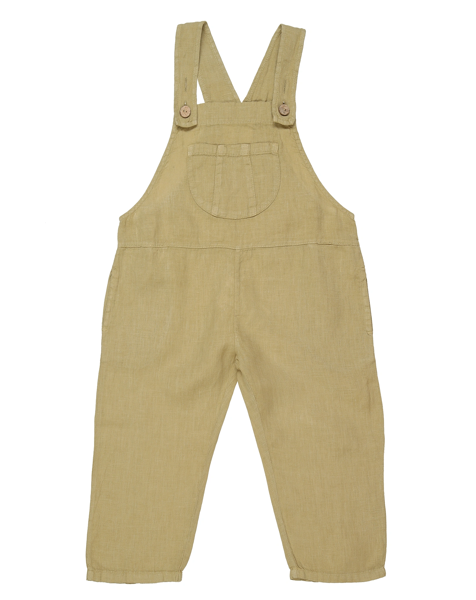 Leinen-Latzhose LUANA in moringa