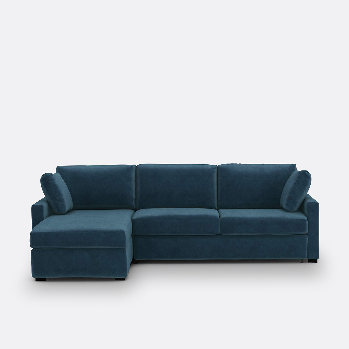LA REDOUTE INTERIEURS<br>Sofá-cama de canto em veludo de espuma premium HR Timor