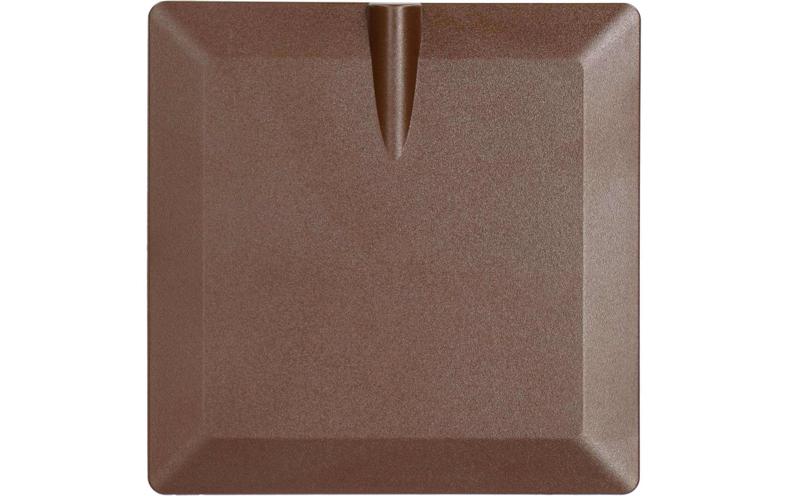 Steckdeckel im priamos Design, 130 x 130 mm, KabelauslassPriamos Design-Einsteckdeckel
