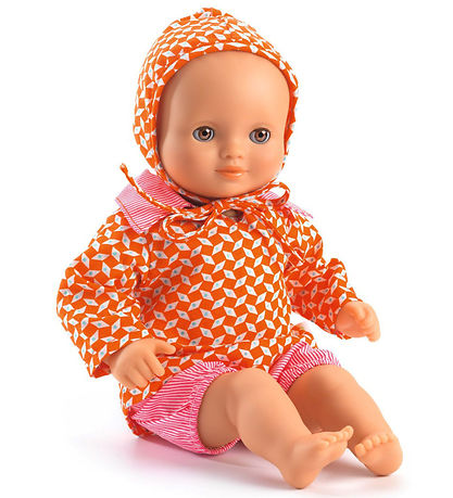 Djeco Dukket?j - P?pin - Pink/Orange