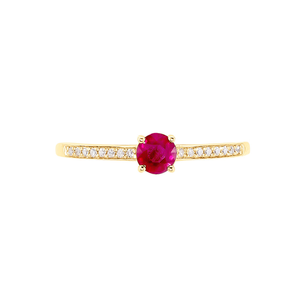 Bague Hardy Or Jaune Rubis Diamant