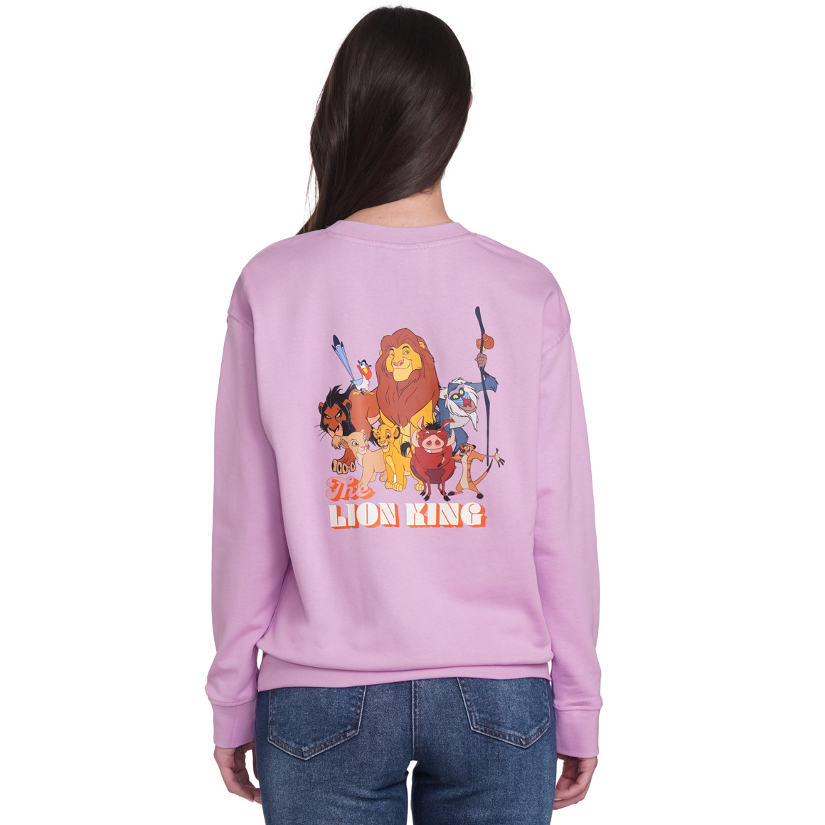 Gina Benotti Disney Classics Sweatshirt mit großem Motiv lila
