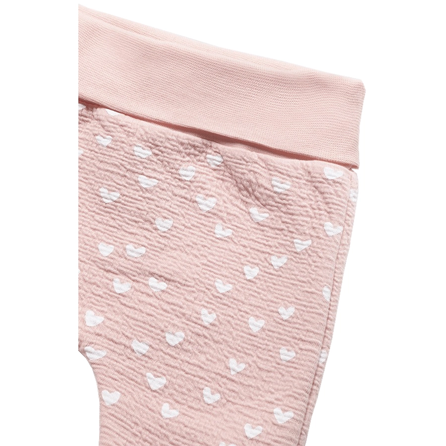 Mayoral Baby Set aus Pullover und Hose rosaweiß