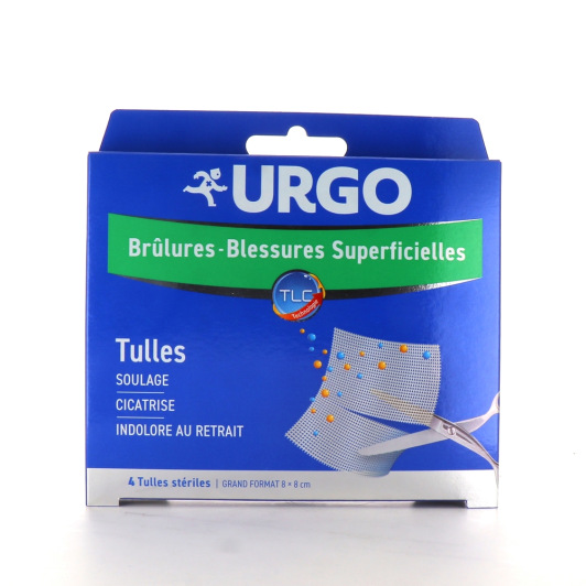 Tulles brûlures et blessures superficielles Urgo