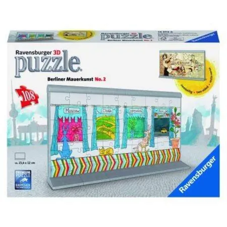 Ravensburger 3D Puzzle Berliner Mauerkunst No. 2, 108 Teile