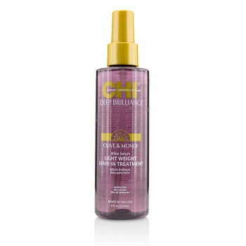 Chi Deep Brilliance Olive & Monoi Shine Serum Light Weight Leave-In Treatment