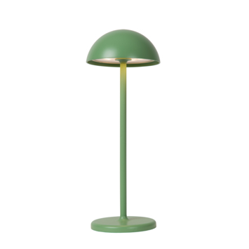 Lucide JOY Oplaadbare tafellamp Buiten Accu/Batterij Ø 12 cm LED dimb. 3000K IP54 Groen