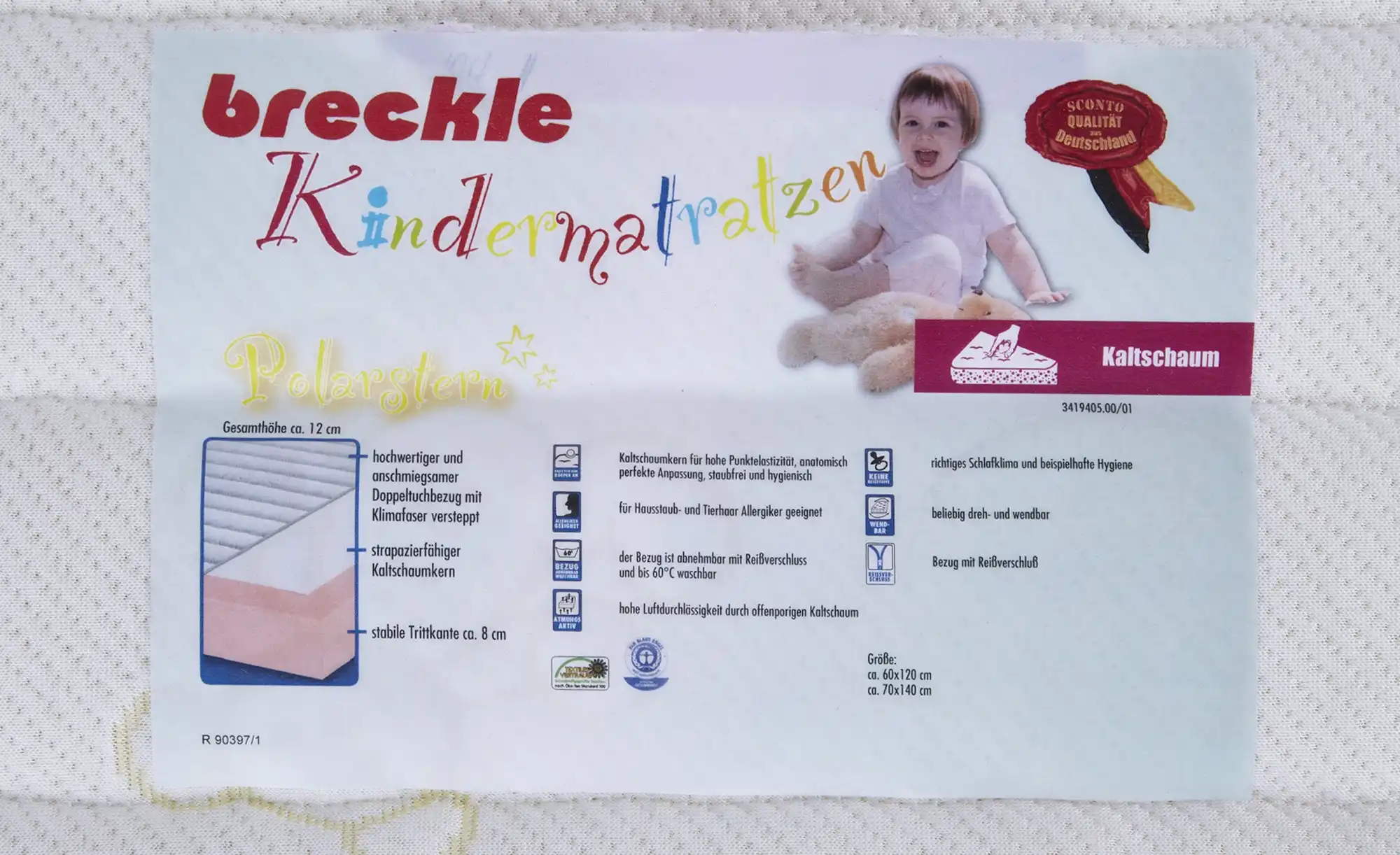 Kindermatratze Polarstern