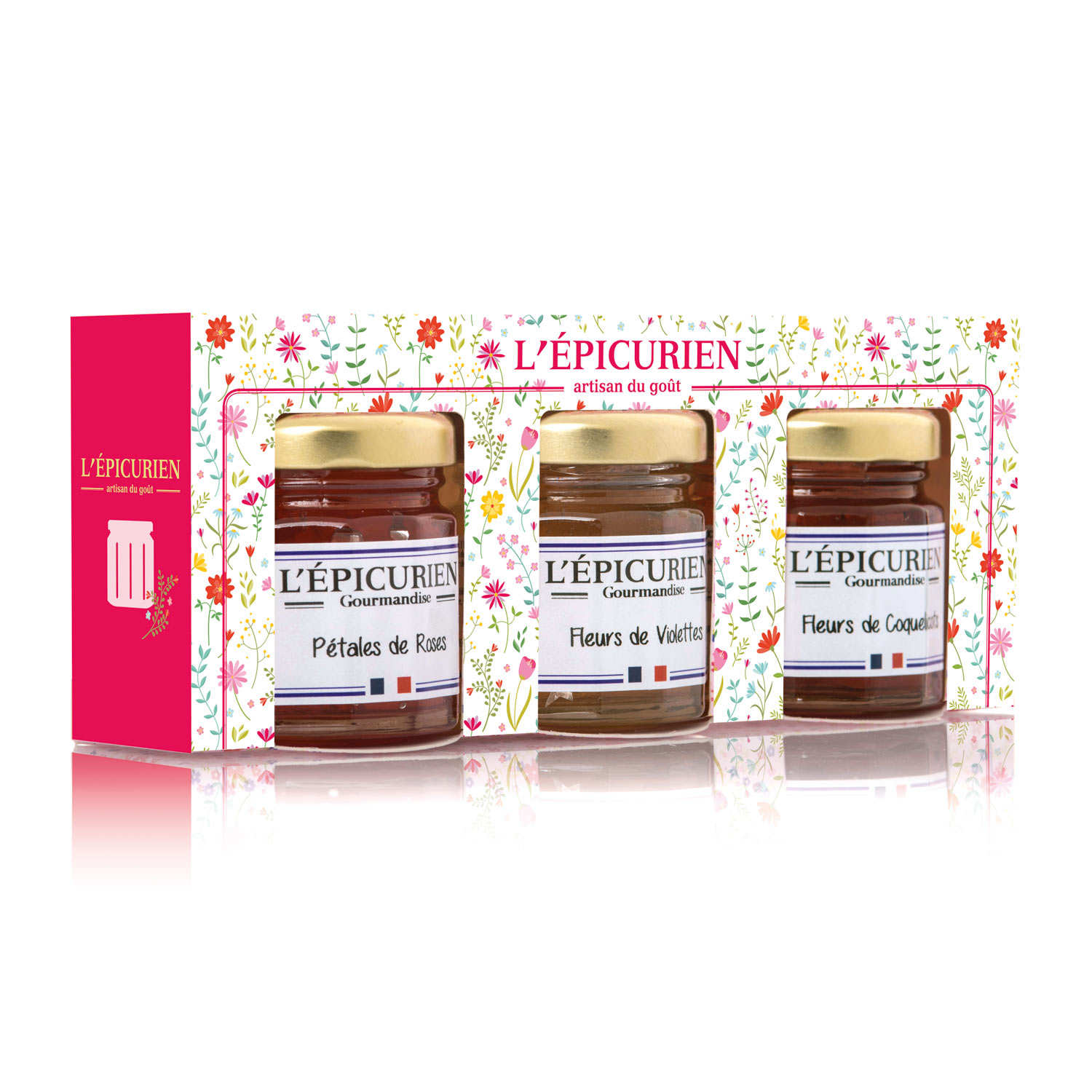 Coffret confits de fleurs