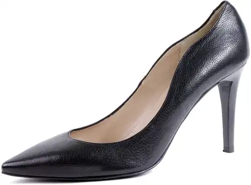 55293 FAUSTO ZWART - maat 45 pump zwart - maat 45 Calandschoen