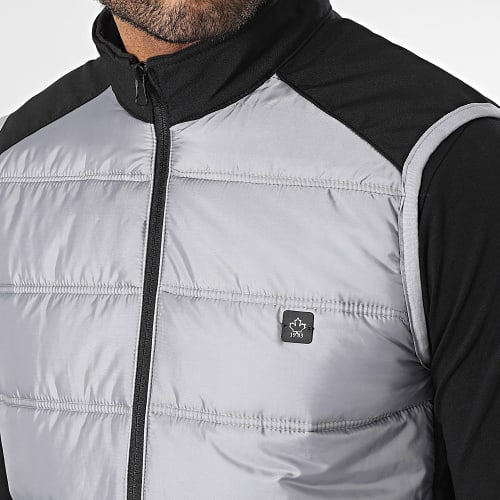 Doudoune Sans Manches Gris
