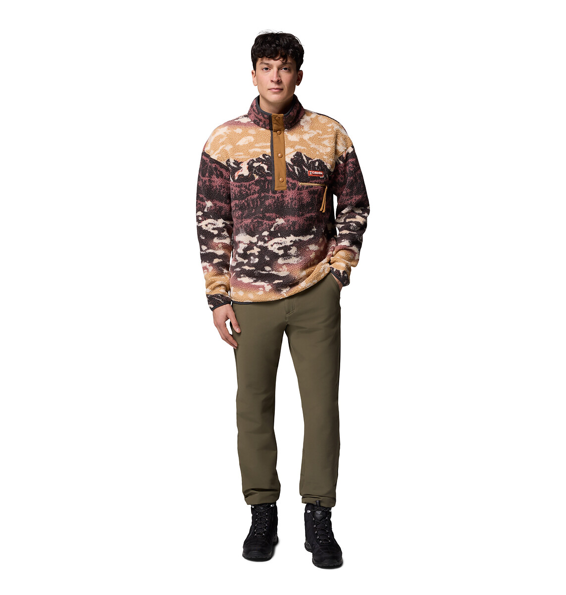 COLUMBIA<br>Fleet com gola alta Helvetia Pintado Meio