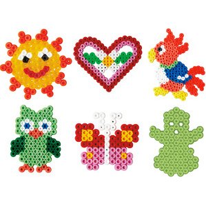 Hama Perles à repasser midi + plaques, en boîte plastique