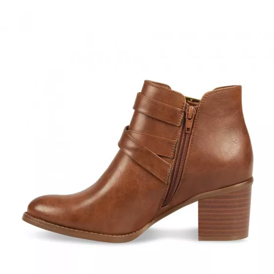 Bottines COGNAC ANGELA THOMPSON