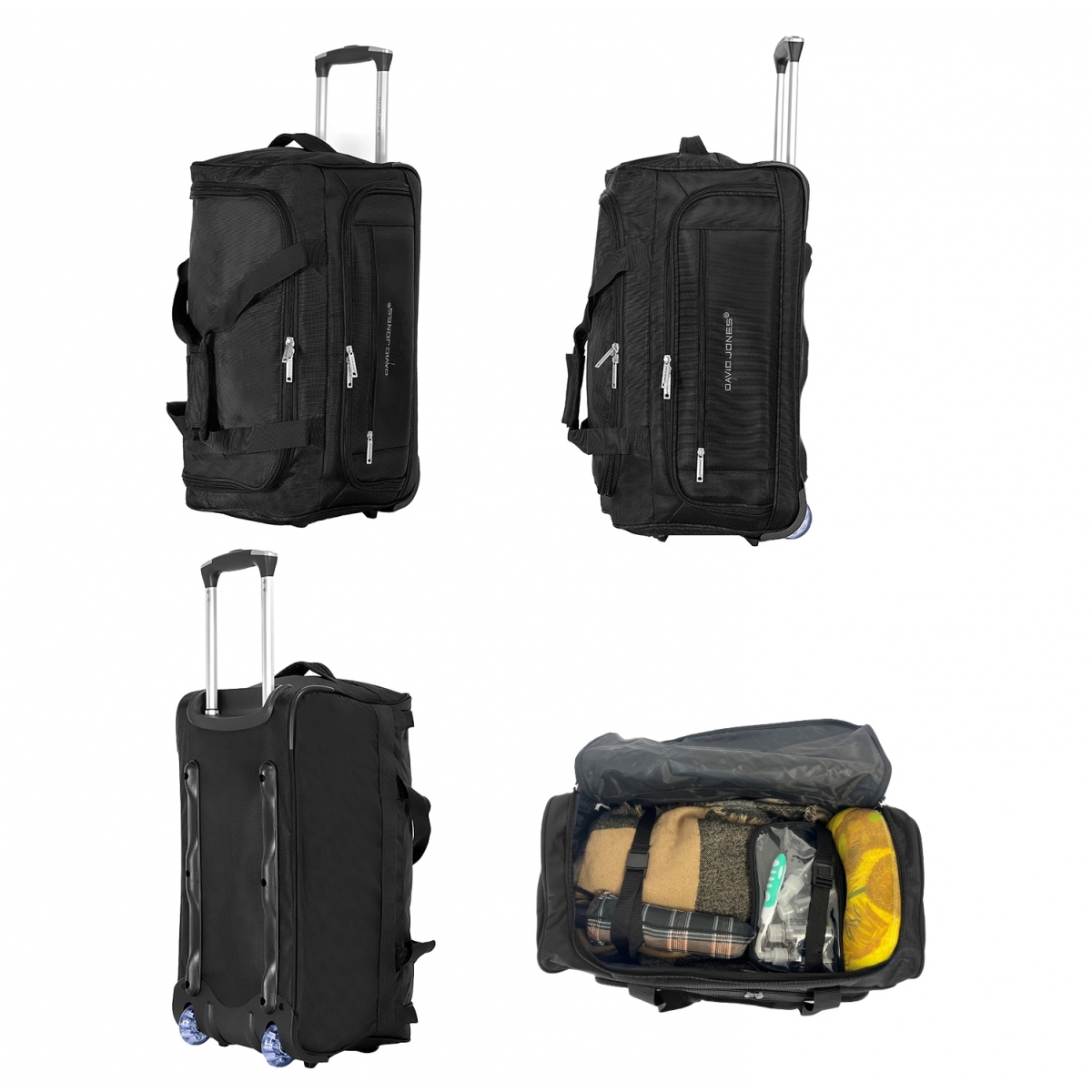 David Jones Sac de voyage cabine avec roulettes 36L David Jones polyester taille S 53cm