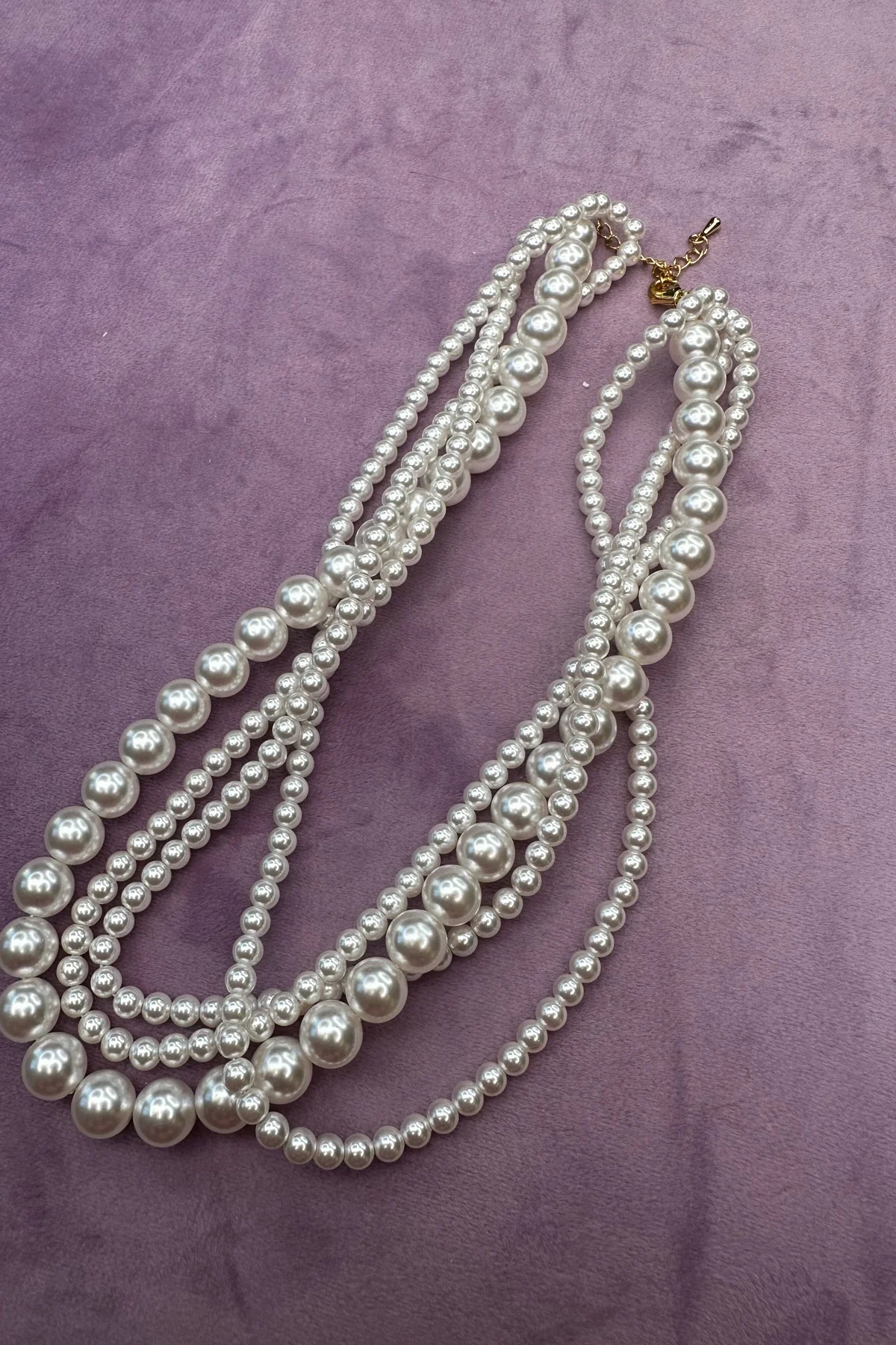 Mellow Moon Pearl On Pleal Necklace