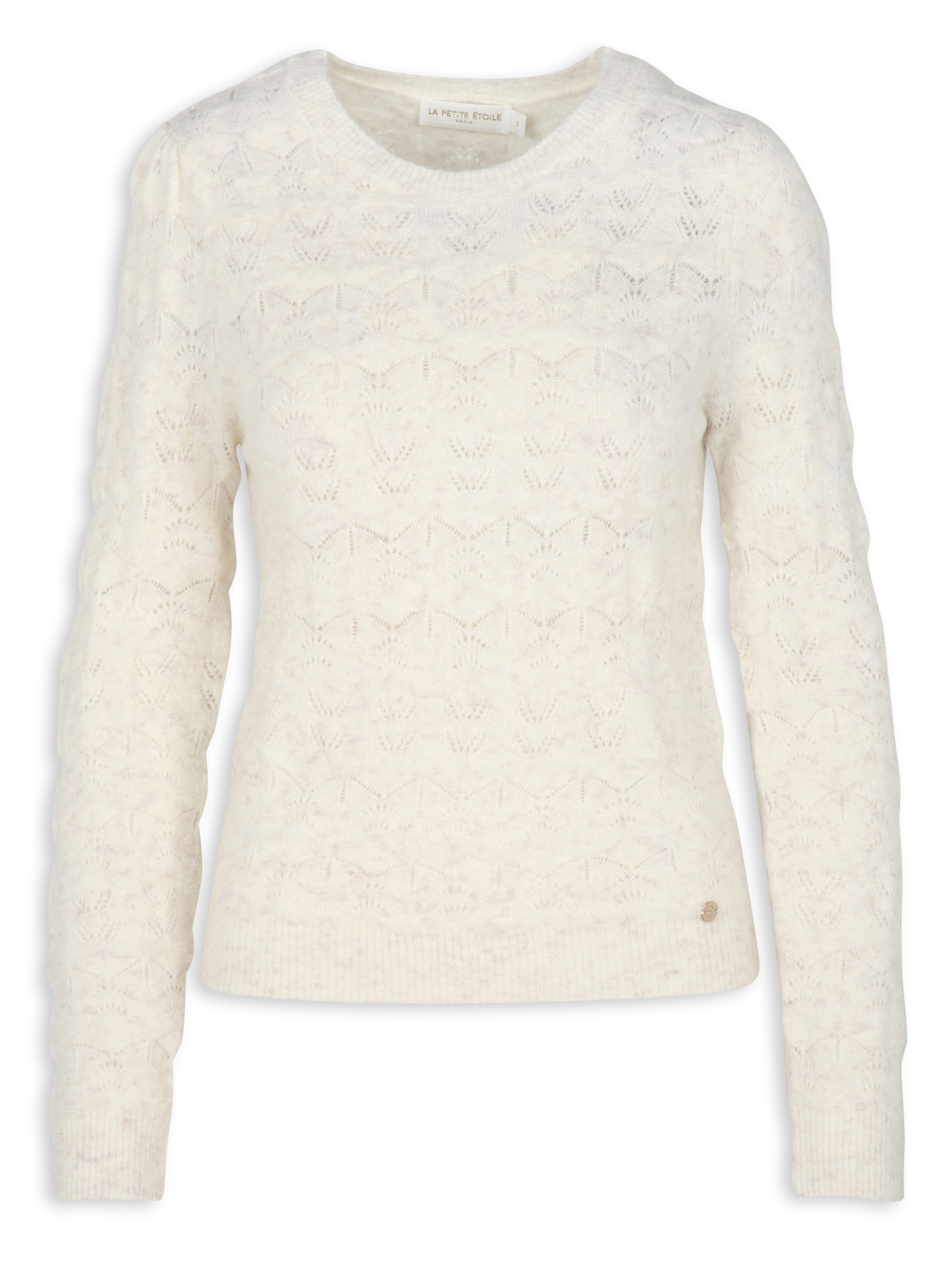 MORGANE - Pull col rond| Beige