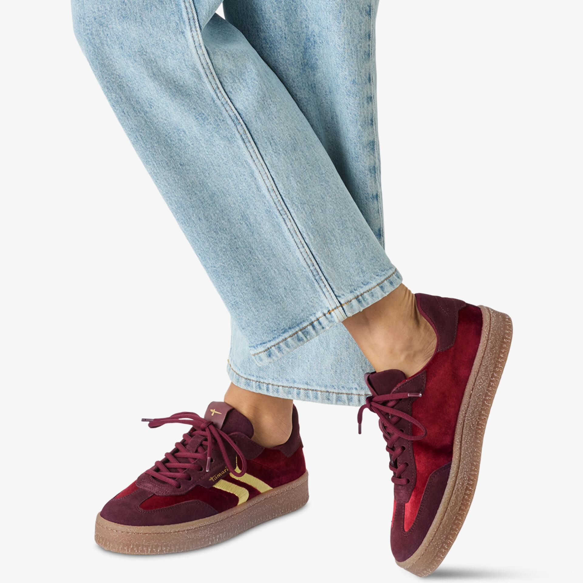 Tamaris Damen Sneaker Low rot