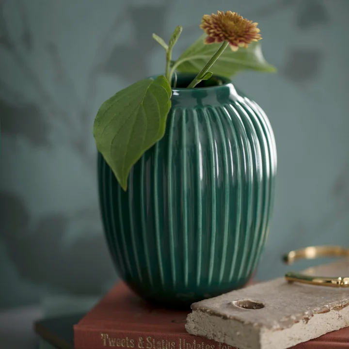 Kähler Design - Hammershøi Vase, H 10,5 cm / weiss
