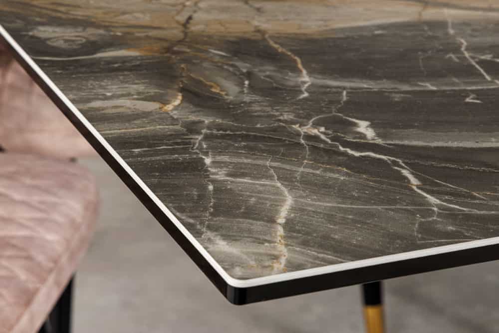 Ausziehbarer Esstisch MARVELOUS 180-220-260cm taupe Marmor Keramik made in Italy